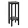 Convenience Concepts Newport Deluxe Plant Stand,wood Faux Cement / Black