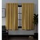 Exclusive Home Curtains Lancaster Basketweave Woven Blackout Hidden Tab Top Curtain Panel Pair, Honey Gold, 52x63