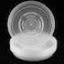 ZEONHEI 20 PCS 12 Inch Plastic Plant Saucers, Clear Plant Saucers Drip Trays with 20 PCS White Labels, Round Plant Pot Trays for Indoor Outdoor Garden Planters