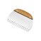 TINMIX Dough Scraper, Stainless Steel Dough Pastry Scraper Cutter Chopper with Non-Slip Grip and Measurements for Kitchen Baking Tools (Wood Handle)