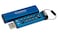 Kingston Ironkey Keypad 200 16GB Encrypted USB   Alphanumeric Keypad   Multi-Pin Access   XTS-AES 256-bit   FIPS 140-3 Level 3 Certified   Brute Force &amp; BadUSB Protection   IKKP200/16GB,Blue