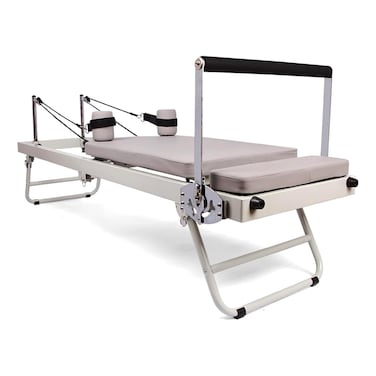 Pilates Reformer for Household Exercise Yoga Equipment, Multifunctional Folding Yoga Bed Pilates Bed Fitness Equipment, Adjustable Intensity for Support for Beginners Home Studio Use Gym