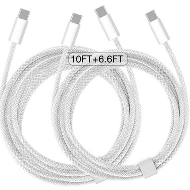 6/10 Ft USB C to USB C Fast Charger Cable for New iPad Pro 12.9 in 6th/5th/4th/3rd Gen, iPad Pro 11-inch 4th/3rd/2nd/1st, iPad Air 5/4, iPad 10th Generation, iPad Mini 6, iPad/Pro Charging Cord