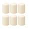 Stonebriar 35 Hour Long Burning Unscented Pillar Candles, 3x4, Ivory