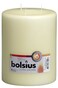 BOLSIUS 3 Wick Ivory Pillar Candle Large &acirc;&euro;&ldquo; 6x8 Inches - Premium European Quality - 100 Hours Burning Time - Smooth And Smokeless Flame - Relight Unscented Wedding, Dinner, Party, and D&Atilde;&copy;cor Candle