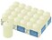 Hyoola Ivory Pillar Candles 2x3 Inch - 24 Pack Unscented Bulk Pillar Candles - European Made