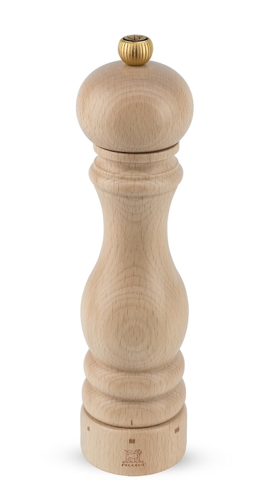 Peugeot - Paris u'Select Manual Pepper Mill - Adjustable Grinder - Beechwood, Natural