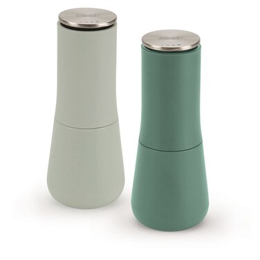 Joseph Joseph Milltop Set-Editions (Sage) Salt &amp; Pepper Mill, 00-0, Green