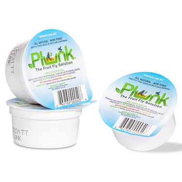 Plunk Fruit Fly Trap &acirc;&euro;&ldquo; 3-Pack &acirc;&euro;&ldquo; All Natural, Non-Toxic Indoor Solution for Home Kitchen &acirc;&euro;&ldquo; Safe, Recyclable Material, Easy to Use &amp; Effective
