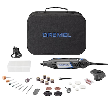 Dremel 4000-2/32 Variable Speed Rotary Tool Kit-Engraver, Polisher, and Sander- Perfect for Cutting, Detail Sanding, Engraving, Wood Carving, and Polising- 2 Attachments &amp; 32 Accessories