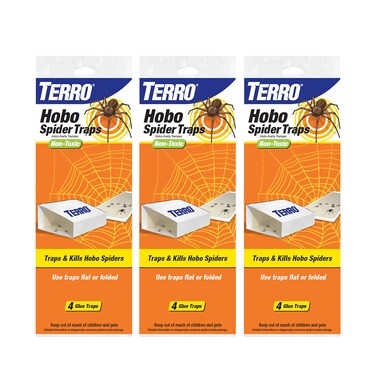 TERRO T293SR Hobo Spider Traps-3 Pack,White