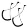 Seadream 2Pack 3.5mm Coiled Spiral Right Angle Male to Right Angle Male with Steel Spring Relief For Headphones, iPods, iPhones, iPads, Home / Car Stereos and More (2Pack)