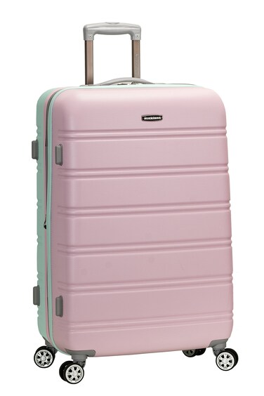 Rockland Melbourne Hardside Expandable Spinner Wheel Luggage, Mint, Checked Large 28