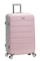 Rockland Melbourne Hardside Expandable Spinner Wheel Luggage, Mint, Checked Large 28
