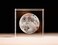 SHTWX 3D Moon Paperweight(Laser Etched) in Crystal Glass Cube Birthday Gifts(2.4x2.4x2.4) (Moon)