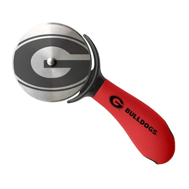 sportsvault NCAA Pizza Cutter, Georgia Bulldogs, 7.9" x 3.1", Team Colors