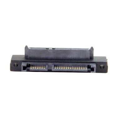 cablecc 90 Degree Up Angled SATA 22Pin 7+15 Male to SATA 22Pin Female Extension Convertor Adapter