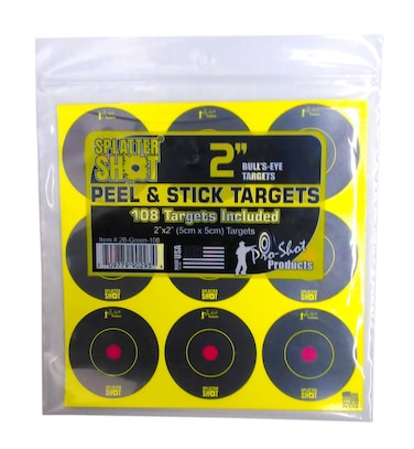 Pro-Shot Products Splatter Shot Bullseye, 2", Black