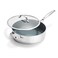GreenPan Valencia Pro Tri-Ply Stainless Steel 5QT Saut&Atilde;&copy; Pan with Lid, Healthy Ceramic Nonstick PFAS-Free PFOA-Free Coating, Multi Clad Cookware, Induction, Dishwasher Oven and Broiler Safe