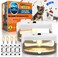 2 Pack Flea Traps for Inside Your Home with 8 Sticky Disc &amp; 4 Bulbs &amp; 2 Electric Wires, Flea Killer Indoor Bed Bug Trap Pest Control, Non Toxic &amp; Harmless, Friendly to Pets &amp; Kids