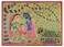 NOVICA Krishna Meets Radha Madhubani Painting