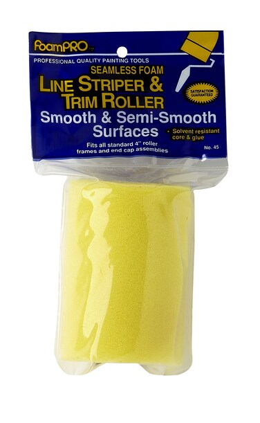FoamPRO 45 Foam Paint Roller, 4" x 1/2