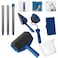 Paint Roller Brush Kit Interior Wall Painting Brush Tools with Sticks Paint Rollers Handle Tool Paint Edger Set Transform Your Room in Just Minutes