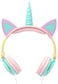 Gabba Goods LED Light Up Unicorn Headphones for Kids