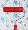 BUUEERR 7" DIY Patterned Paint Roller Decorative Rubber Roller with Plastic Handle (Model EG208)