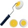 Corner Paint Roller Kit, Corner Roller，3 Pieces Mini Drywall Corner Roller for Use with Water-Based, Oil Or Enamel Paints Edger Corner Paint Roller Tool for Home Office Wall Painting Decoration