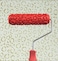 BUUEERR 7" DIY Patterned Paint Roller Decorative Rubber Roller Decorative Art Roller Texture Roller with Plastic Handle - More Than 300 Patterns (Pattern AE2)