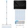 Gtouse 12 Pcs Large Paint Roller Kit,12-18" Adjustable Roller Frame &amp; Thickened Extendable 1-5 Ft Steel Pole Paint Roller Set,18" Paint Roller Sleeves 23.6'' Paint Roller Tray for Wall Ceiling