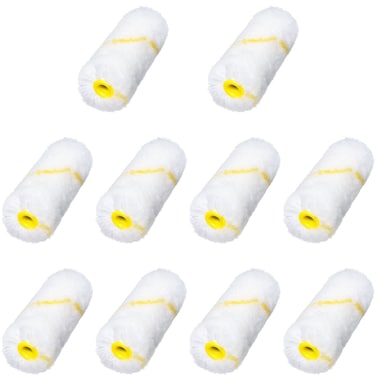 WHYHKJ 10pcs Wall Paint Roller Covers 3 Inch Acrylic Fiber Brush House Decoration Painting Supplies Brush Tools