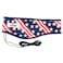 CozyPhones Sleep Headphones - Over Ear Headphones from Ultra Thin Cool Mesh Wired for Side Sleepers, Meditation, Running, Laptop, and Phone - USA Patriot Lycra