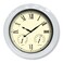 Poolmaster 52557 18" Clock/ Thermometer/Hygrometer - White