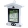 Brannan Digital White Greenhouse Thermometer &ndash; Stylish Weatherproof Max Min Thermometer to Monitor Maximum and Minimum Temperatures In a Garden Greenhouse Indoor Room Home Growroom Easily Wall Mounted