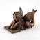 Top Collection 4386 Miniature Garden &amp; Terrarium Fairy Reading Statue, Small, Bronze