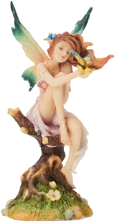 Design Toscano The Butterfly Fairy Figurine Statue 8 Inch Full Color