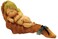 Top Collection Enchanted Story Fairy Garden Sleeping Fairy Baby with Dragonfly Outdoor Statue, Brown, Tan, Green