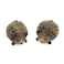 TAODAN Mini Hedgehog Figurine 2PCS Lively Resin Statues Animals Figurines Pet Sculptures Fairy Wild Miniature Garden Accessories for Micro Landscape Plant Pots Bonsai Craft Decor