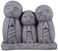 Praying Lucky Japanese Jizo Family Statue