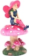GlitZGlam Mimi The Large Miniature Fairy with a Detachable Mushroom Fairy Stand for Your Fairy Garden/Miniature Garden