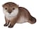 Hi-Line Gift Ltd. Otter Leaning Forward Statue