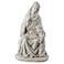 Design Toscano Anne with Young Mother Mary Holy Religious Garden Statue, 12 inches wide, 21 inches tall, Cast Stone Resin, Antique Stone Finish