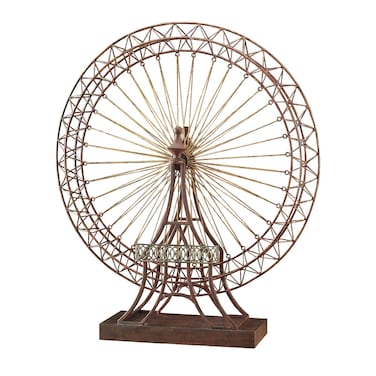 Design Toscano MH03563 The Grande Exposition Ferris Wheel Statue,bronze