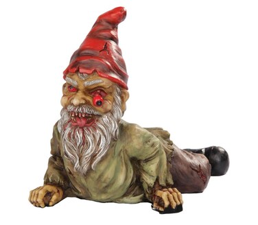 PTC 7 Inch Resin Scary Crawling Zombie Garden Gnome D&eacute;cor Figurine