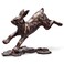 SPI Home Cast Aluminum Running Rabbit Garden Sculpture 15 Inches Long