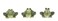 Distinctive Designs Set of 3 'See, Hear, Speak No Evil' Frog Figurines