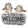 Design Toscano Raphael's Cherub Twins Welcome Statue, Two Tone Stone