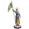 Design Toscano Joan of Arc, Patron of France Woman Knight Statue Figurine, 8 inches wide, 23 inches tall, Cast Stone Resin, Full Color Paint